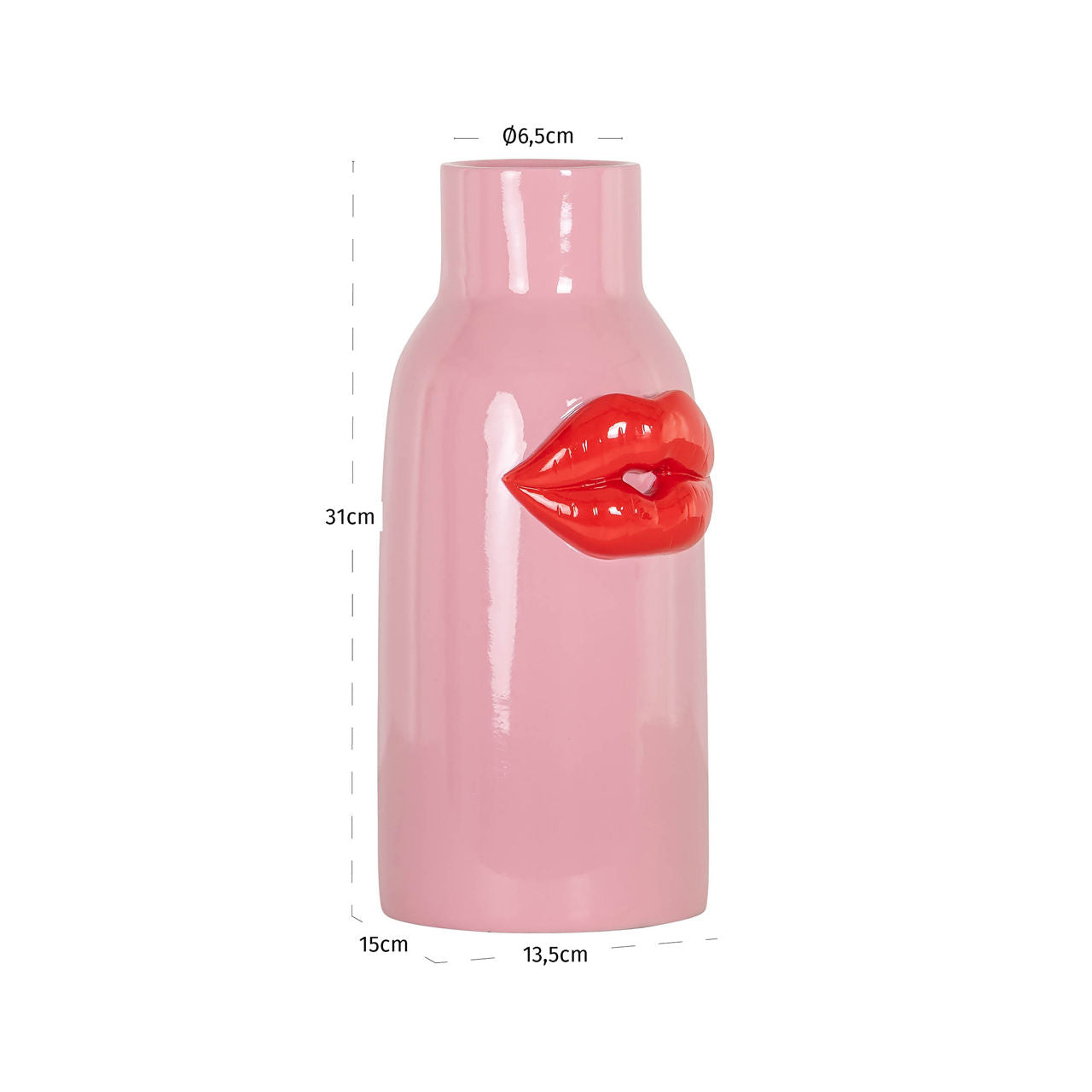 Vase Blythe pink small